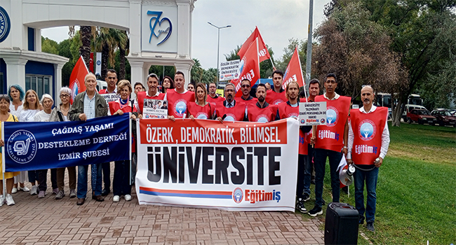 ÜNİVERSİTELERİMİZİ KUŞATAN KARANLIĞA TESLİM OLMAYACAĞIZ