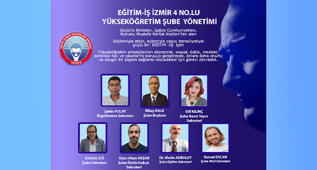 ŞUBE YÖNETİM KURULUMUZ GÖREV DAĞILIMI